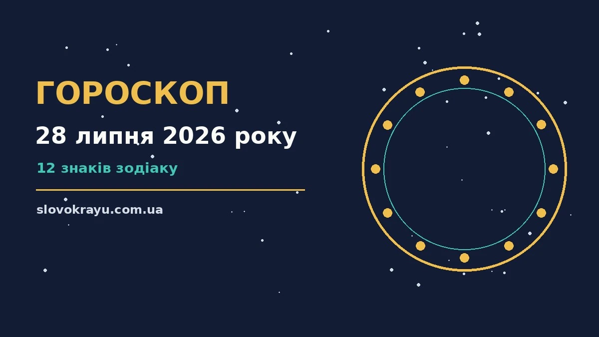 Гороскоп на 28 липня 2026 року: рішення та підказки дня про події, зустрічі та вибір